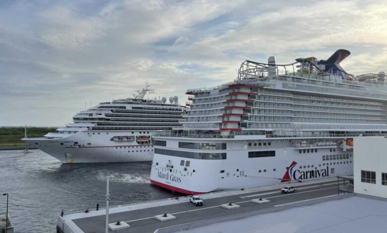 Carnival mardi gras to sail four cruises before port canaveral arrival