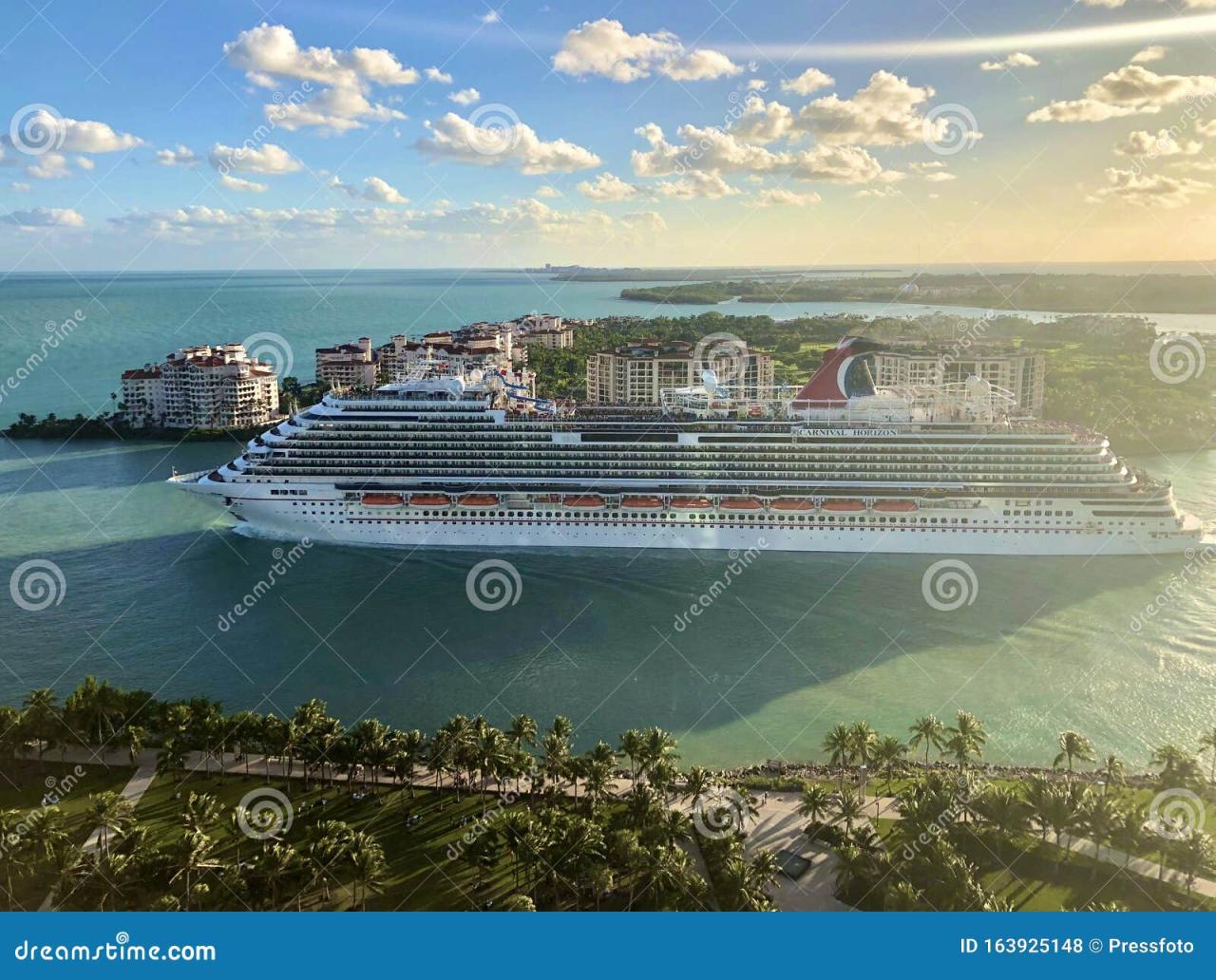 Carnival s freedom to homeport in miami for caribbean sailings