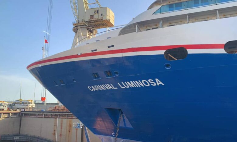 Carnival takes delivery of the mardi gras